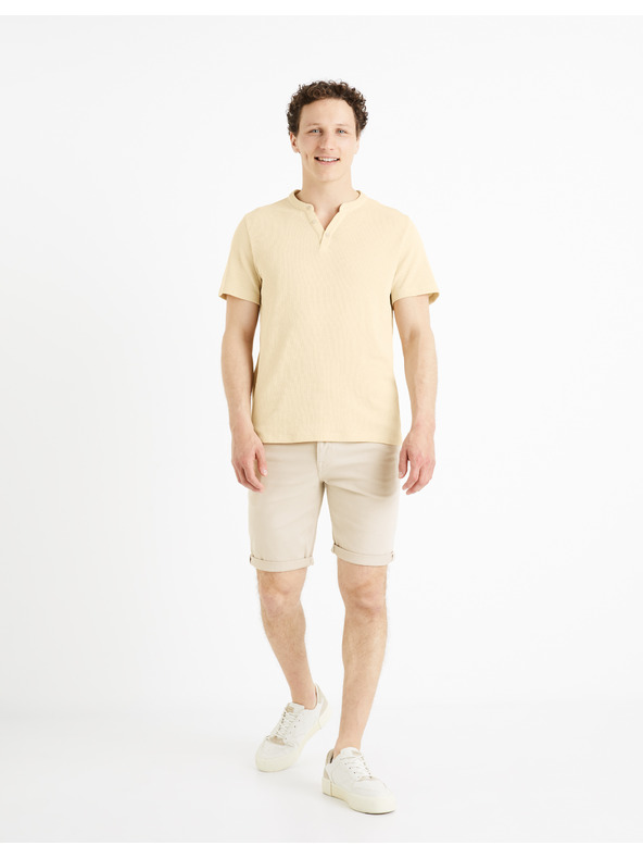 Celio Bež moške kratke hlače Celio Mohitobm