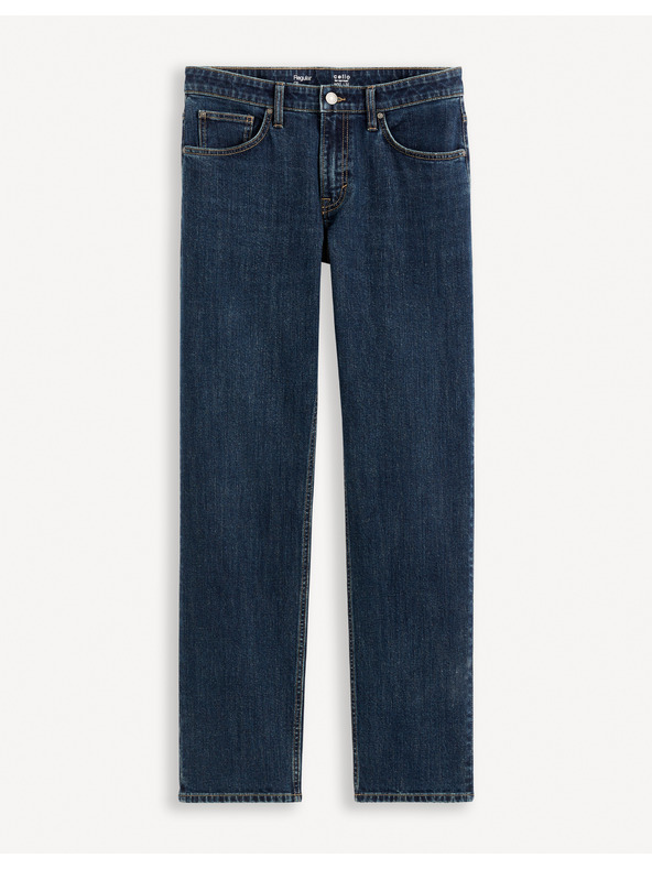 Celio Temno modre moške kavbojke rednega kroja Celio Fostones