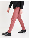 Celio Moške hlače chino v bordo barvi Celio Tocharles
