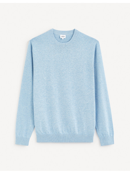 Celio Svetlo modra moška osnovna jopa Celio Decoton