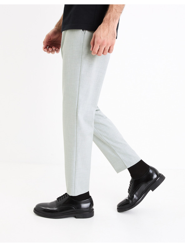 Celio Svetlo sive moške hlače Celio Cosmart