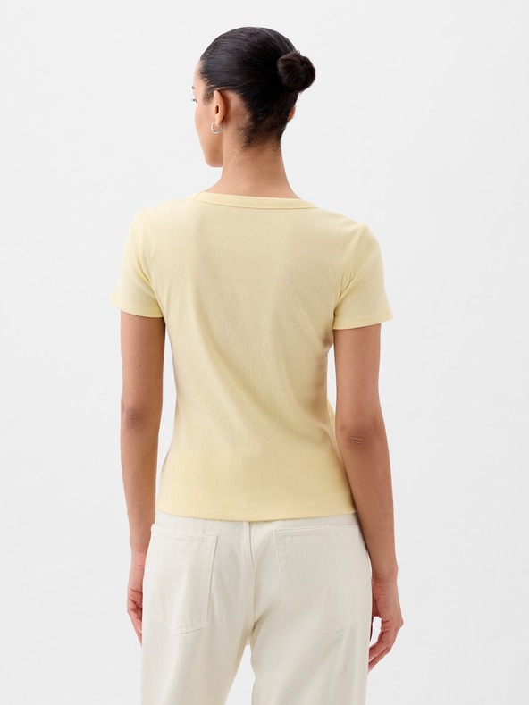 GAP Rebrasta majica z logom GAP