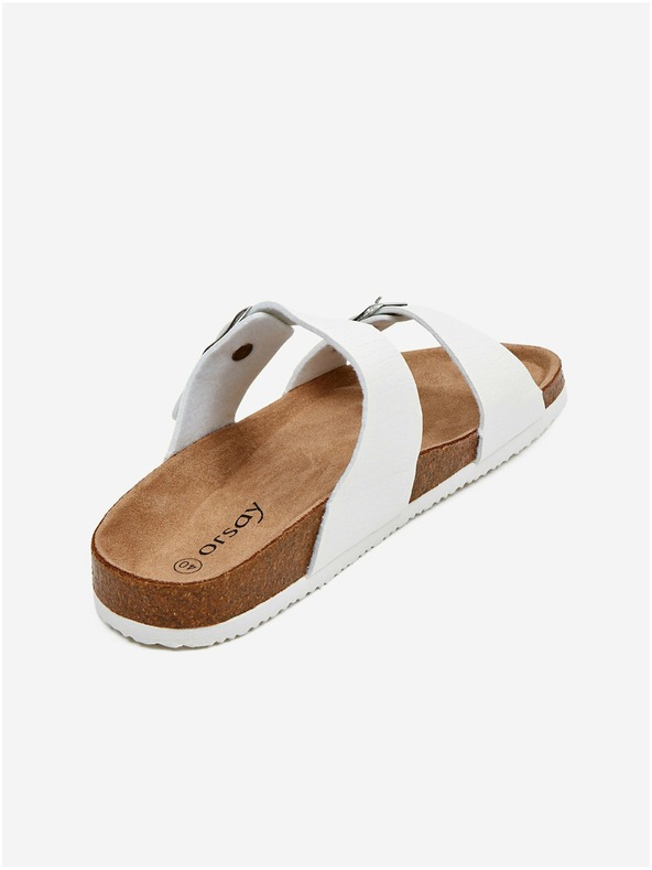 Orsay Beli ženski natikači ORSAY