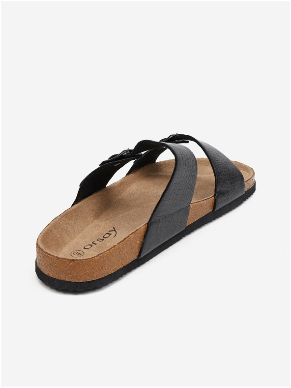 Orsay Črni ženski natikači ORSAY