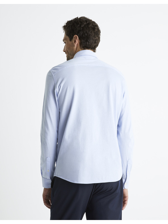 Celio Svetlomodra moška srajca Celio Bapik