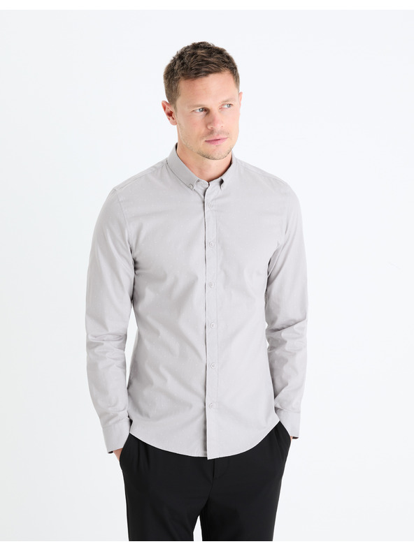 Celio Svetlo siva moška majica Celio Gaop