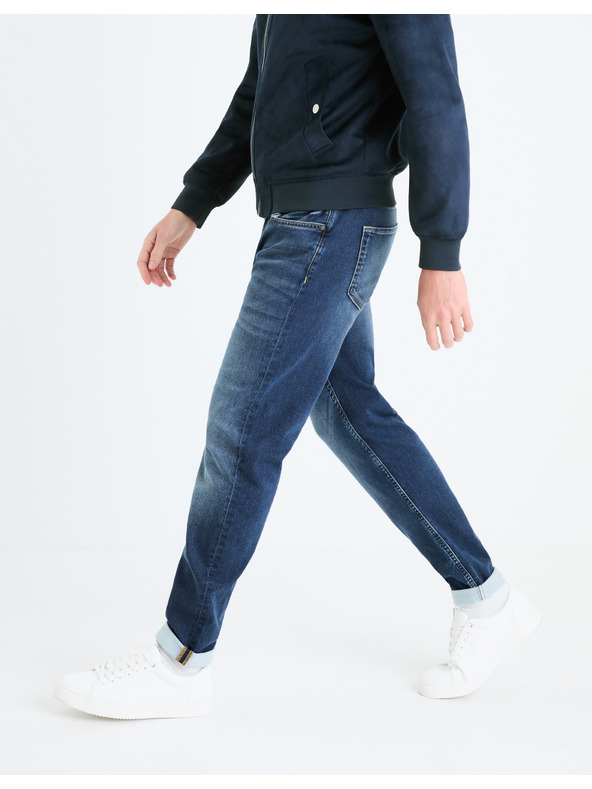 Celio Modre moške kavbojke tankega kroja Celio Gosuper