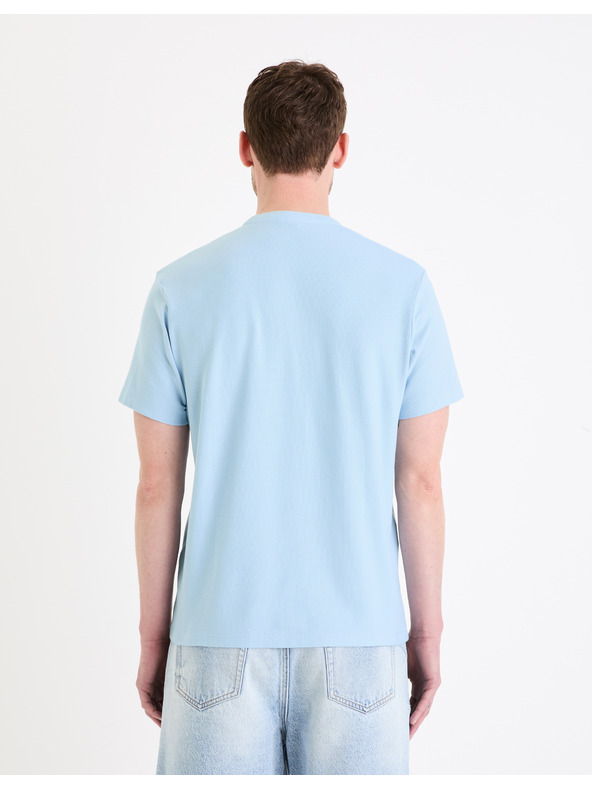 Celio Svetlo modra moška osnovna polo majica Celio Gesohel