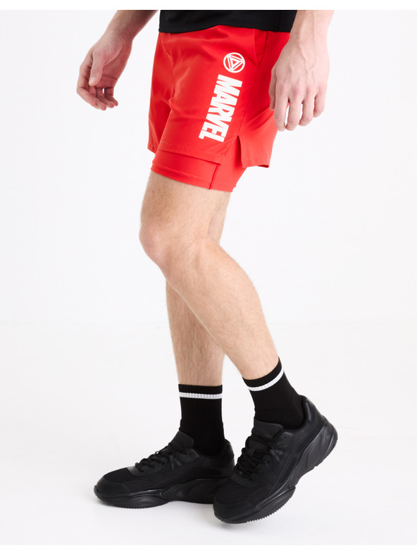 Celio Rdeče športne hlače Celio Marvel - Iron Man