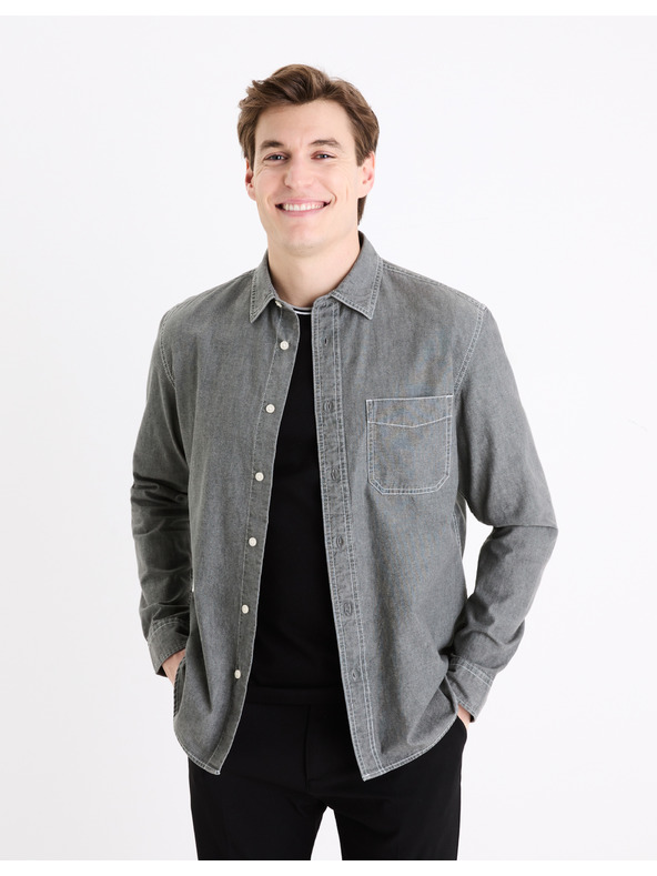 Celio Siva moška majica iz džinsa Celio Gagusti1