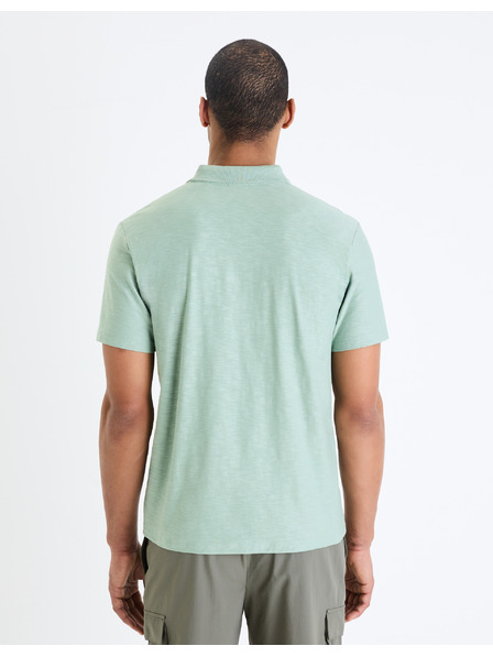 Celio Svetlomodra moška osnovna polo majica Celio Feflame