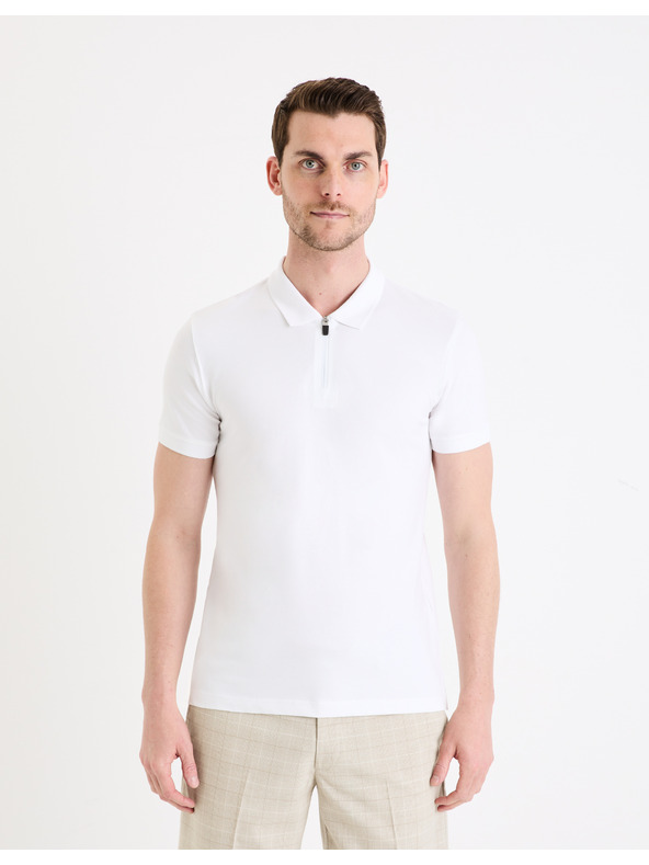 Celio Bela moška osnovna polo majica Celio Gebenoit