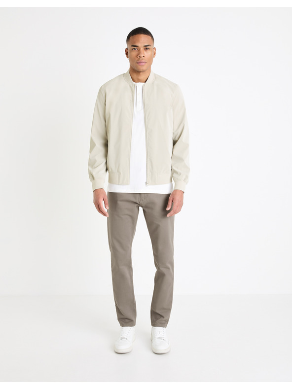 Celio Bež moške hlače Celio Gofive