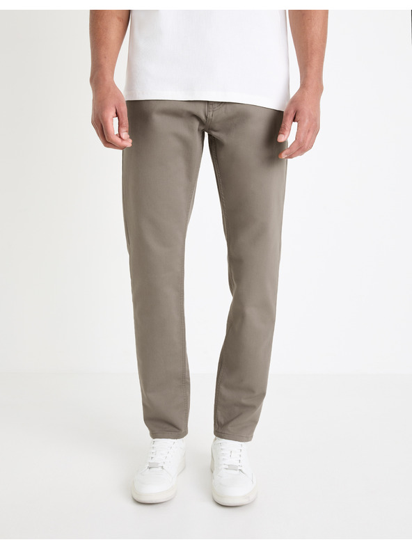 Celio Bež moške hlače Celio Gofive