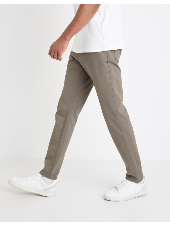 Celio Bež moške hlače Celio Gofive