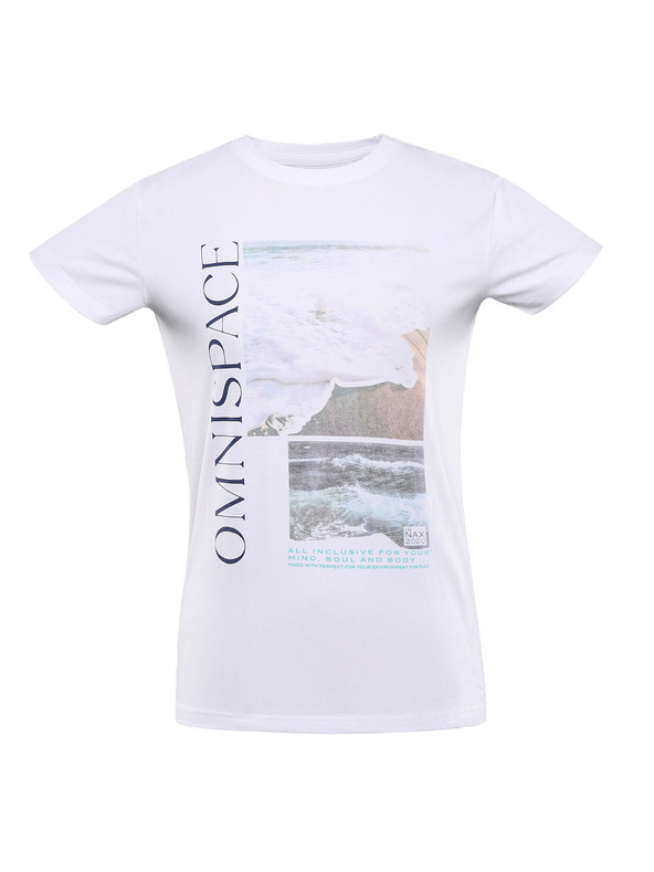 NAX Bela ženska majica NAX NERGA