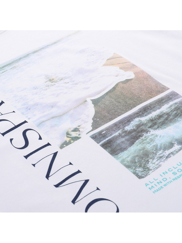 NAX Bela ženska majica NAX NERGA