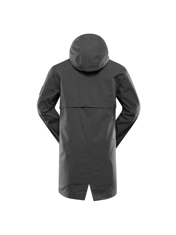 ALPINE PRO Moški sivi plašč z membrano PTX ALPINE PRO Perfet