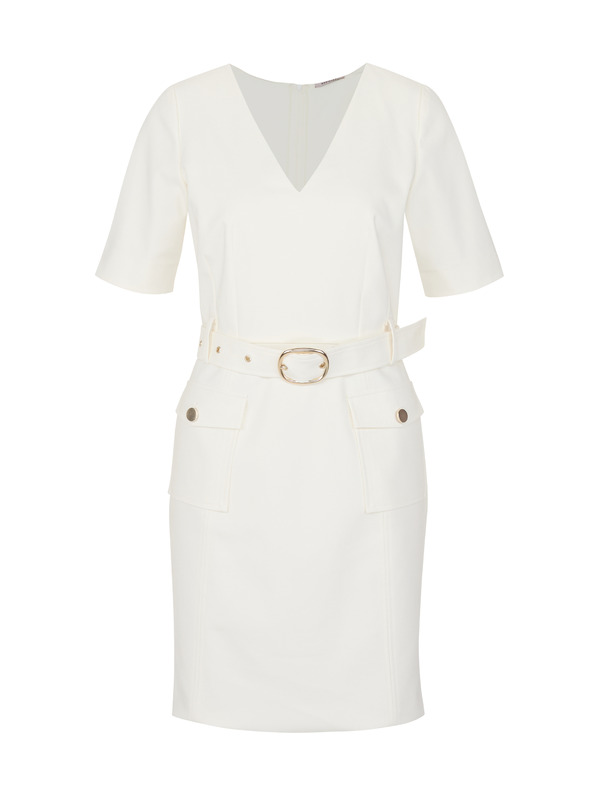 Orsay Bela ženska obleka ORSAY