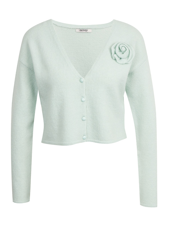 Orsay Menthol ženska jopica z mešanico volne ORSAY
