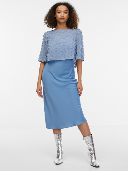 Orsay svetlo modra ženska cvetlična bluza ORSAY