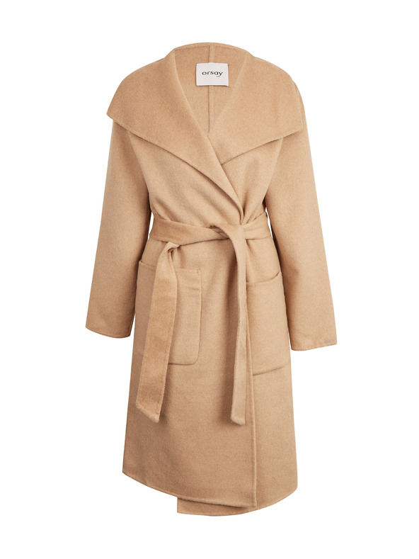 Orsay Bež ženski plašč iz volnene mešanice ORSAY