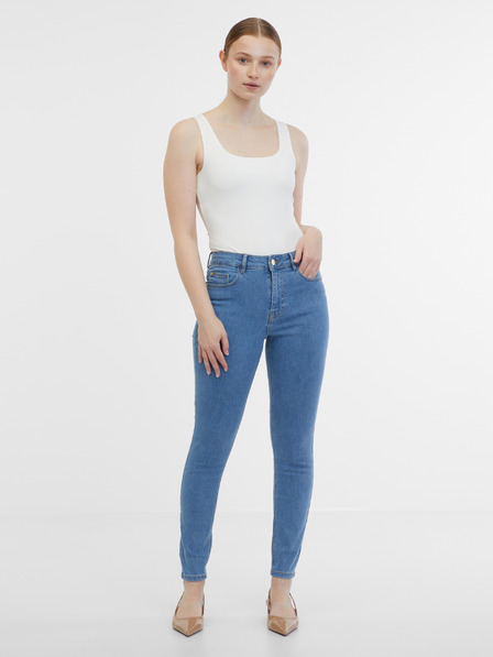 Orsay Svetlo modre ženske skinny fit kavbojke ORSAY