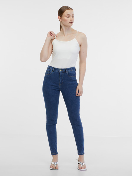 Orsay Modre ženske skinny fit kavbojke ORSAY