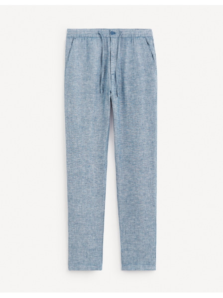 Celio Modre moške hlače s platnom Celio Dolinus