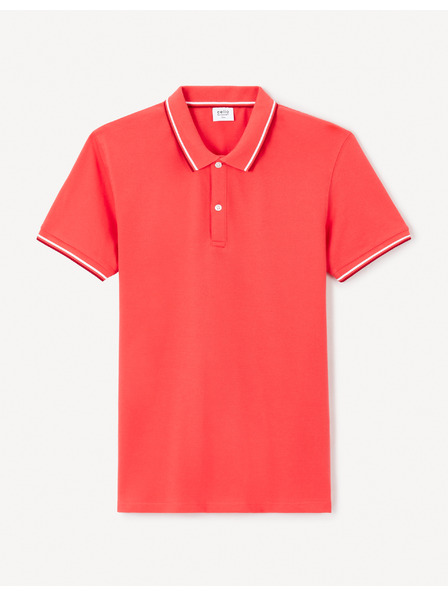 Celio Rdeča moška polo majica Celio Decolrayeb