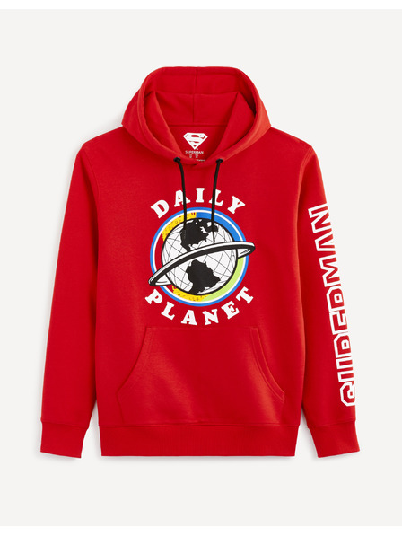 Celio Rdeča moška majica s potiskom Celio Lvemansw