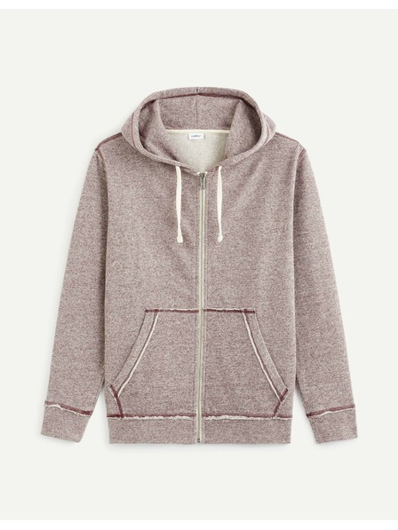 Celio Burgundska moška kapuca s kapuco Celio