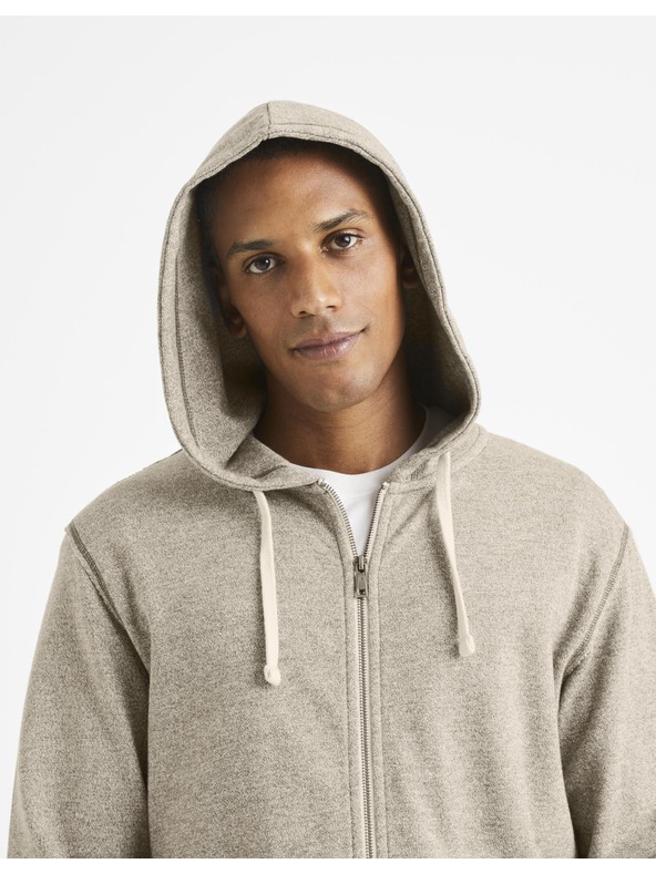 Celio Svetlo siva osnovna jopa Celio Vemoulino