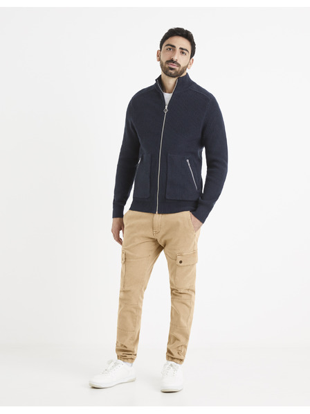 Celio Temno modra osnovna jopa Celio Vezipper
