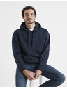 Celio Temno modra moška jopa s kapuco Celio Vesix