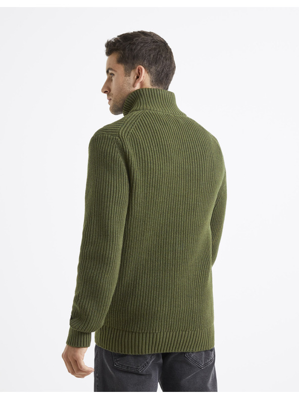 Celio Zelen moški pulover Celio Veviking