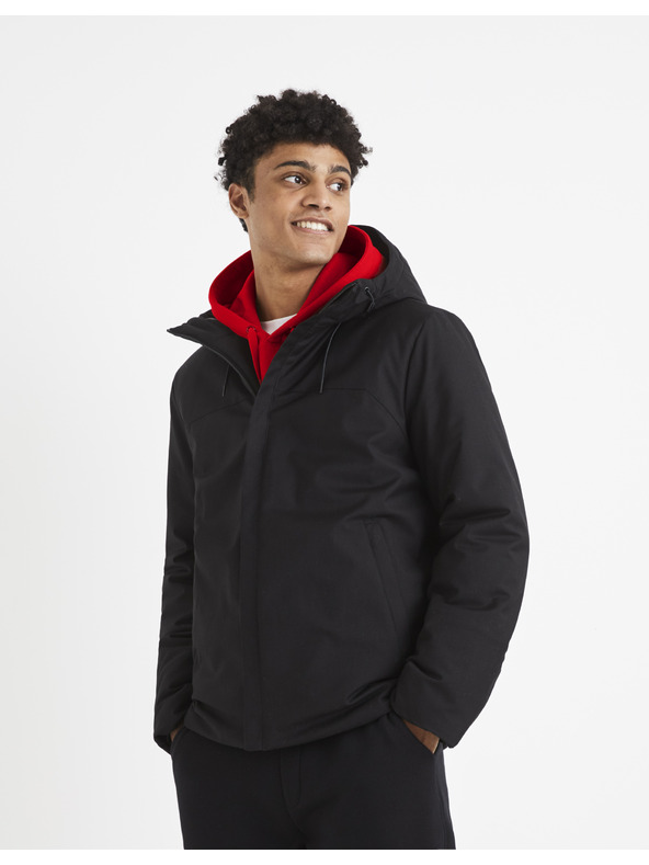 Celio Črna moška jakna Celio Vuhero