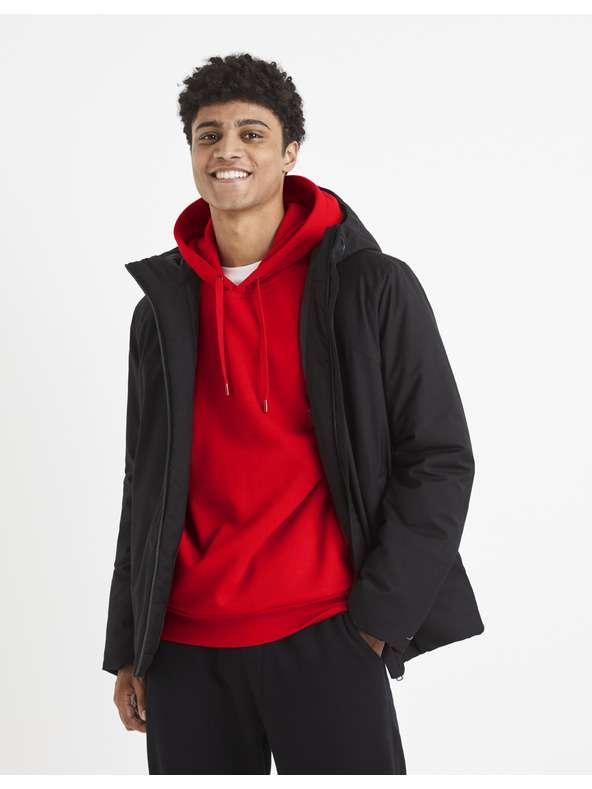 Celio Črna moška jakna Celio Vuhero