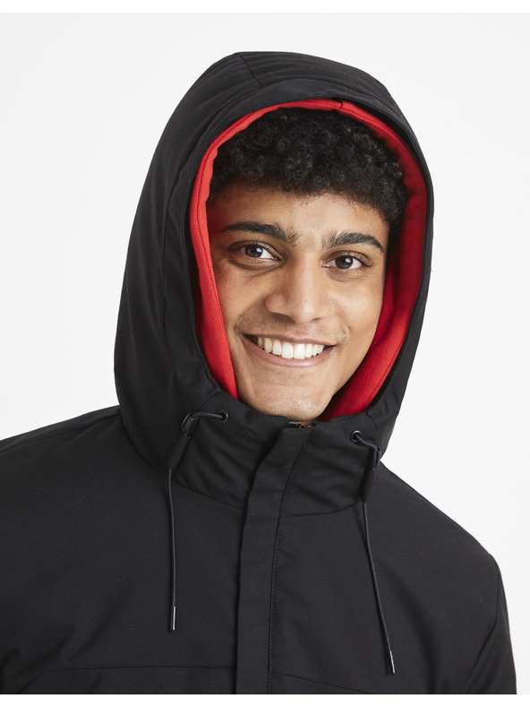 Celio Črna moška jakna Celio Vuhero