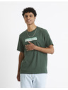 Celio Temno zelena moška majica Celio Cefasto