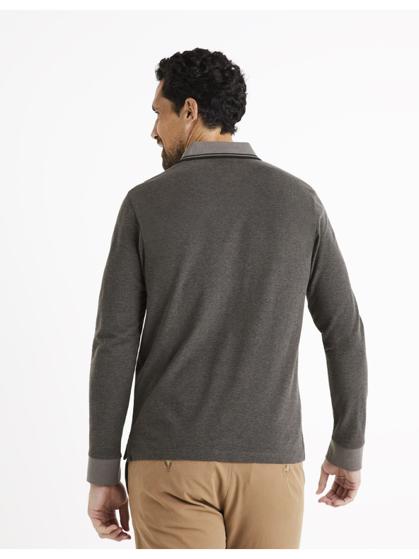 Celio Siva moška polo majica z dolgimi rokavi Celio Cedotml