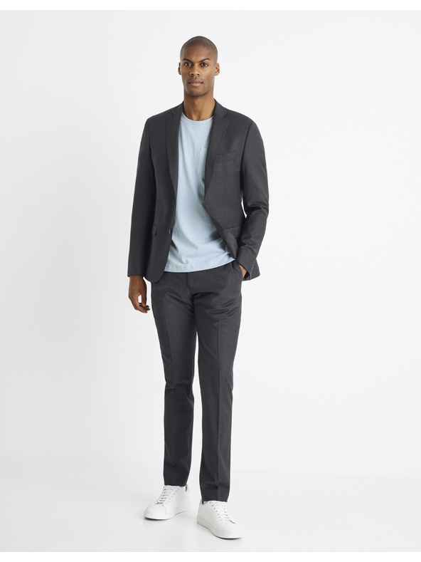 Celio Temno sive moške formalne hlače Celio Colexus