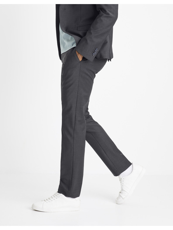 Celio Temno sive moške formalne hlače Celio Colexus