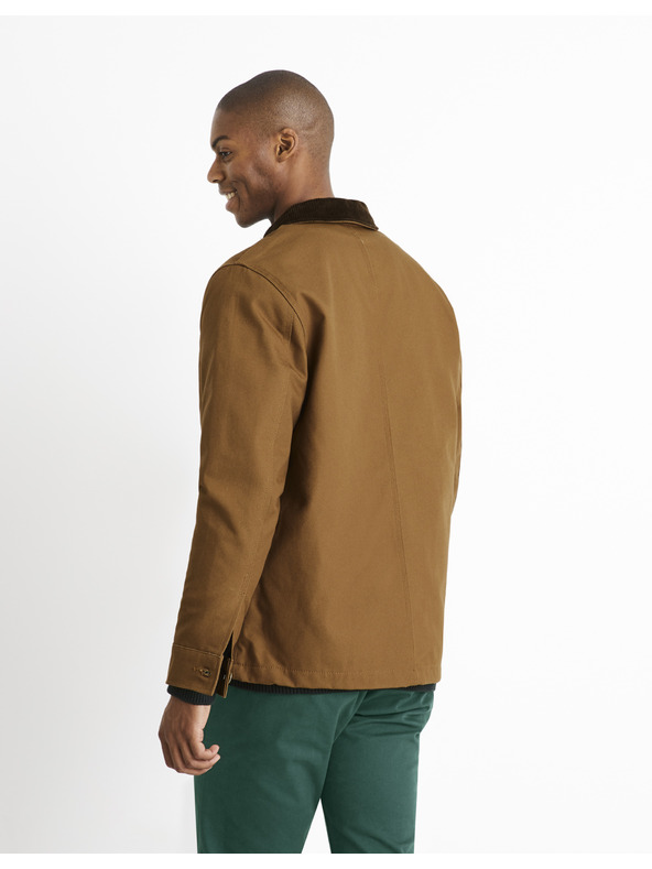 Celio Rjava moška lahka jakna Celio Cucanvas