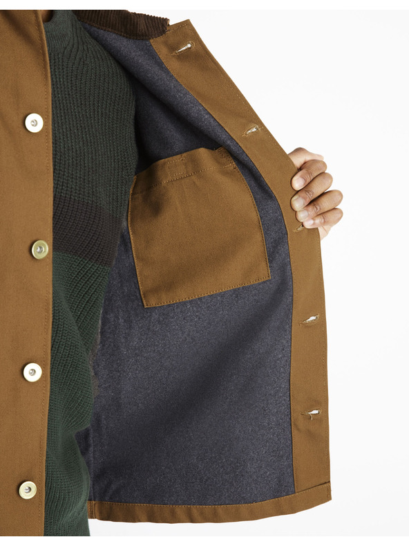 Celio Rjava moška lahka jakna Celio Cucanvas