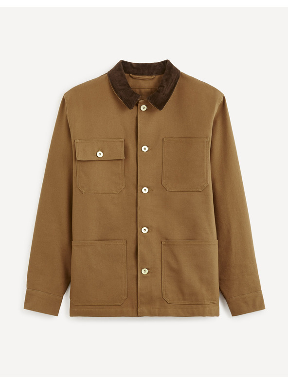 Celio Rjava moška lahka jakna Celio Cucanvas