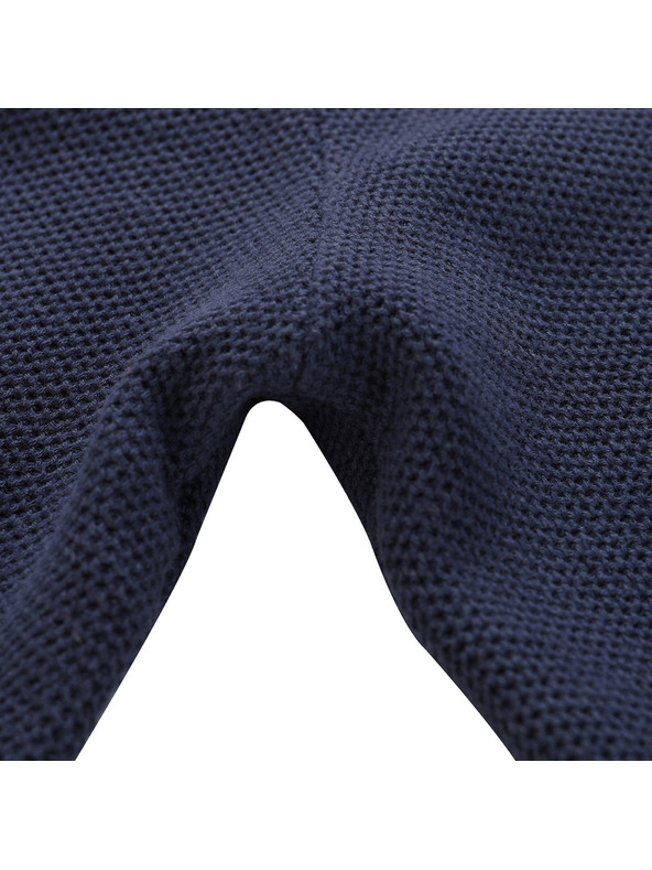 NAX Temno moder moški pulover s kapuco NAX Polin