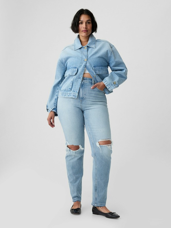 GAP Jeans hlače straight High Rise Cheeky GAP