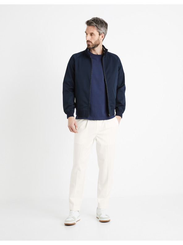 Celio Temno modra moška jakna z zadrgo Celio Ducotone