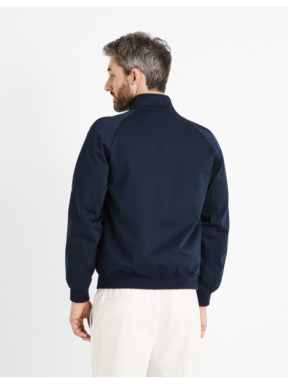 Celio Temno modra moška jakna z zadrgo Celio Ducotone